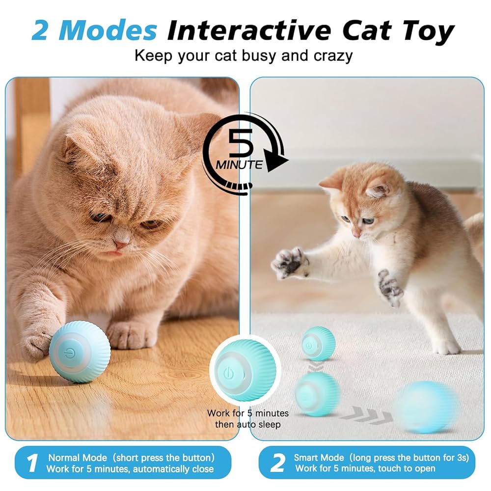 Automatic Cat Teaser Ball