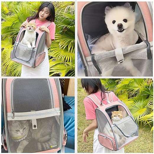 Breathable Cat & Small Dog Backpack Carrier
