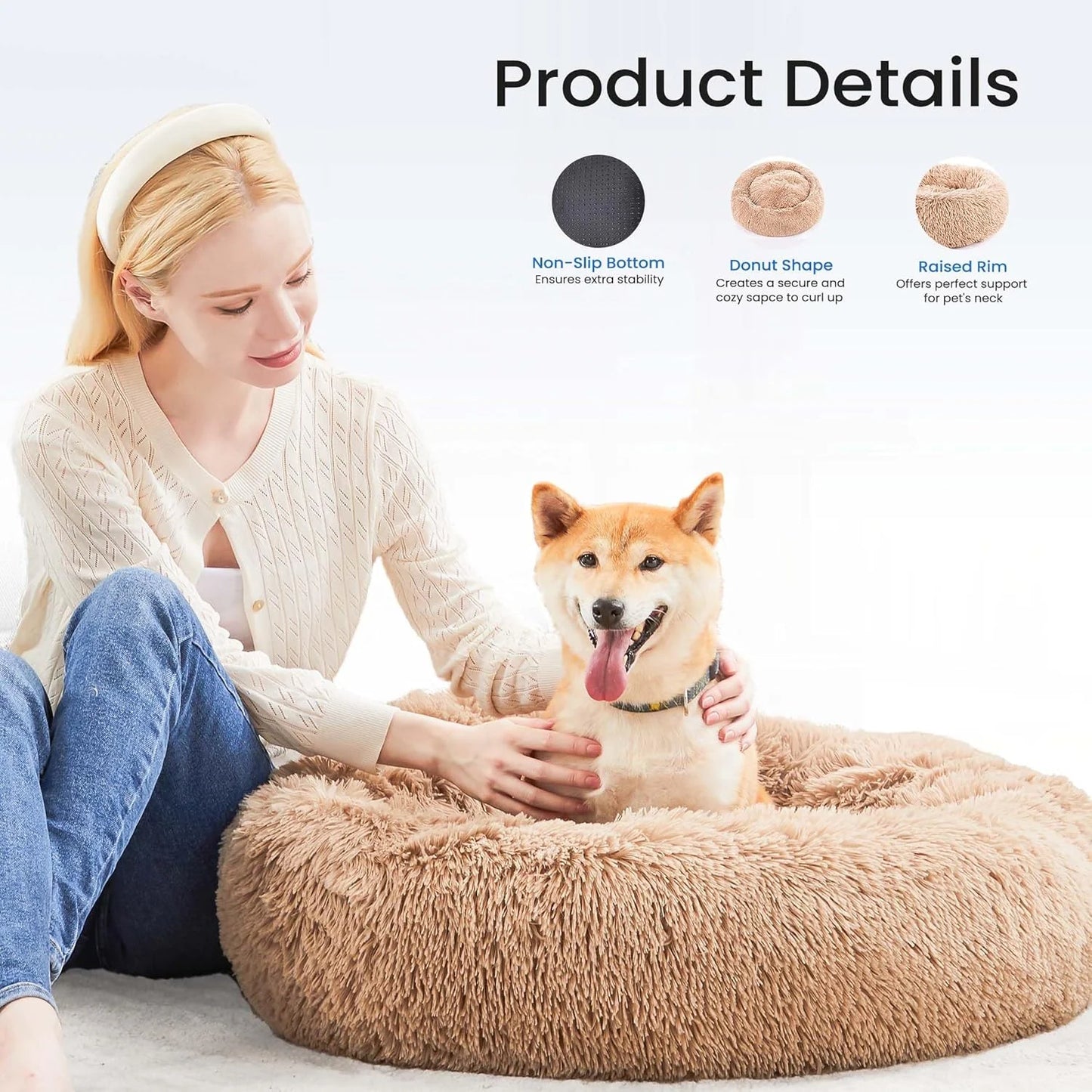 Donut Calming Pet Bed