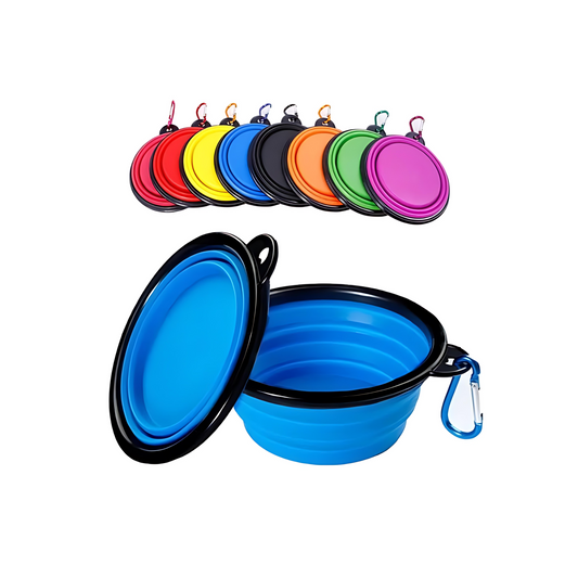 Foldable Silicone Pet Feed Bowl